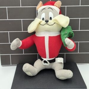 Spike The Dog Santa Plush from Tom And Jerry Cartoon Christmas